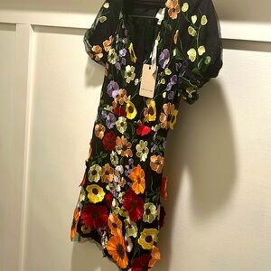 Floral Embroidered Dress